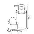 5 FIVE SIMPLY SMART - Distributeur de savon Come beige 330ml - vignette