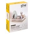 5 FIVE SIMPLY SMART - Égouttoir "Mayaj" en plastique beige - vignette
