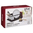5 FIVE SIMPLY SMART - Égouttoir fer avec plateau "Blackwood" noir - vignette