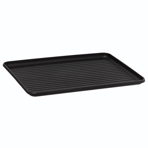 5 FIVE SIMPLY SMART - Égouttoir fer avec plateau "Blackwood" noir - large