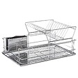 5 FIVE SIMPLY SMART - Égouttoir acier 2 niveaux avec plateau inox - vignette