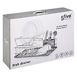5 FIVE SIMPLY SMART - Égouttoir acier 2 niveaux avec plateau inox - vignette