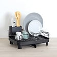 5 FIVE SIMPLY SMART - Égouttoir "Boîtes relief 2 - Black edition" extensible - vignette