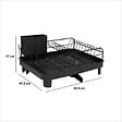 5 FIVE SIMPLY SMART - Égouttoir "Boîtes relief 2 - Black edition" extensible - vignette