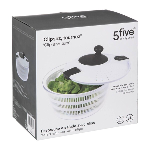 5 FIVE SIMPLY SMART - Essoreuse mécanique avec clips 25cm - large