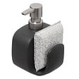 5 FIVE SIMPLY SMART - Distributeur savon avec éponge 400ml noir - vignette