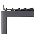 HESPERIDE - Pergola bioclimatique électrique Evora Graphite 4 x 3 m - Hespéride - vignette