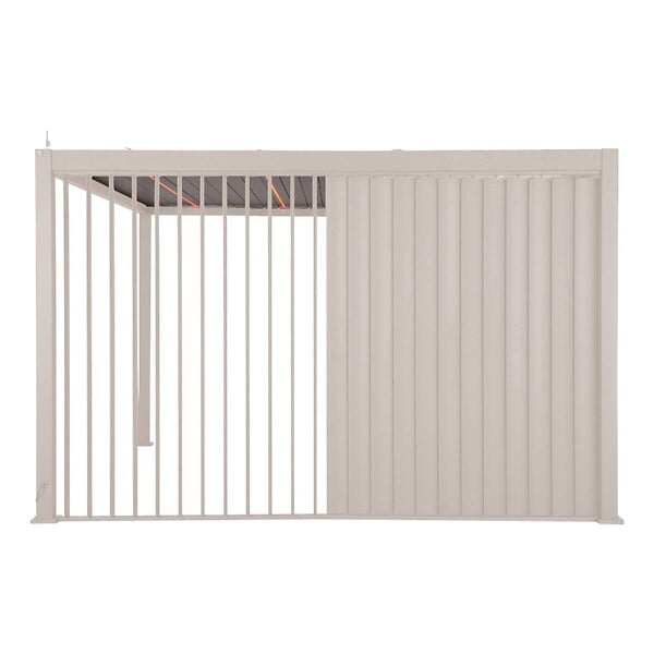 HESPERIDE - Persienne pour pergola Evora 4m argile - large