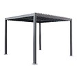 HESPERIDE - Pergola autoportante Evonis 3x3m gris graphite - vignette