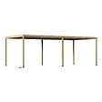 HESPERIDE - Pergola bioclimatique autoportante Evora 6x3m miel - vignette