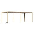 HESPERIDE - Pergola bioclimatique autoportante Evora 6x3m miel - vignette