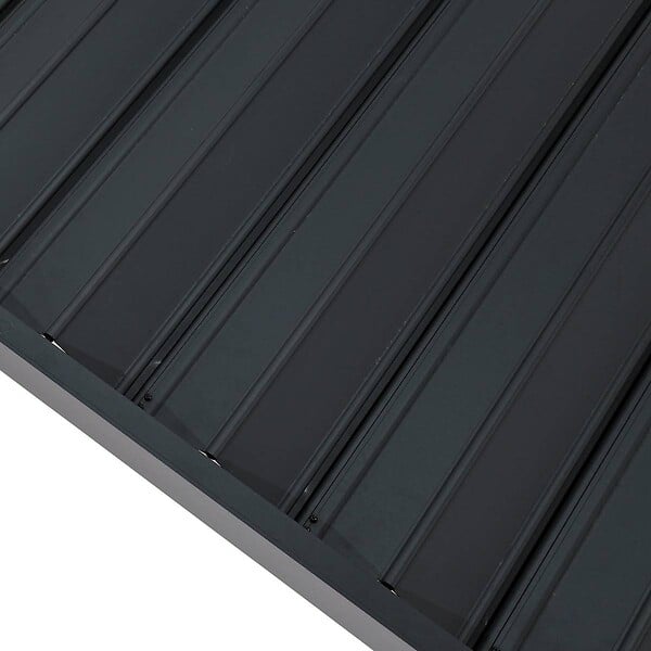 HESPERIDE - Pergola bioclimatique toit rétractable Evora Graphite 4 x 3 m - Hespéride - large