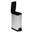 5 FIVE SIMPLY SMART - Poubelle slim 40L en plastique gris - vignette