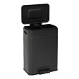 5 FIVE SIMPLY SMART - Poubelle Nova avec Pedale 2x30L Noir 45,5x36,5x67 cm - vignette