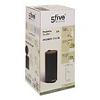5 FIVE SIMPLY SMART - Poubelle Modern Color avec Pedale 30L Noir et Acacia 29,2x37,7x59,5 cm - vignette