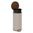 5 FIVE SIMPLY SMART - Poubelle Modern Color avec Pedale 30L Argile et Acacia 37,7x29,2x59,5 cm - vignette