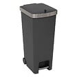 5 FIVE SIMPLY SMART - Poubelle slim à pédale 45L gris - vignette
