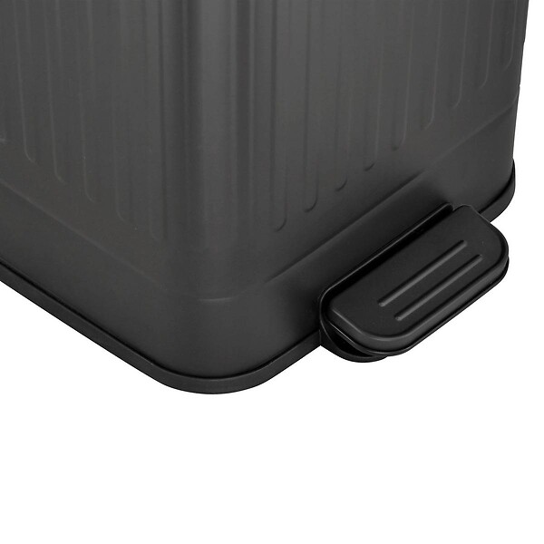 5 FIVE SIMPLY SMART - Poubelle Nova avec Pedale 30L Noir 35x27x58 cm - large