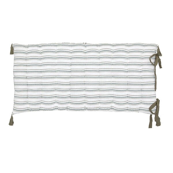 ATMOSPHERA - Coussin de sol Groove 120x60cm rayé vert - large