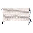 ATMOSPHERA - Coussin de sol Groove 120x60cm rayé bleu navy - vignette