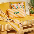 ATMOSPHERA - Coussin de sol d'extérieur Poolside 80x120x15cm jaune - vignette