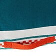 ATMOSPHERA - Coussin de sol d'extérieur "Yucatan" bleu canard 120x80cm - vignette