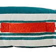 ATMOSPHERA - Coussin de sol d'extérieur "Yucatan" bleu canard 120x80cm - vignette