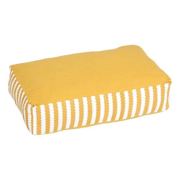 ATMOSPHERA - Coussin de sol d'extérieur Poolside 40x60x15cm jaune - large
