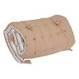 ATMOSPHERA - Coussin de sol Groove 120x60cm rayé beige lin - vignette