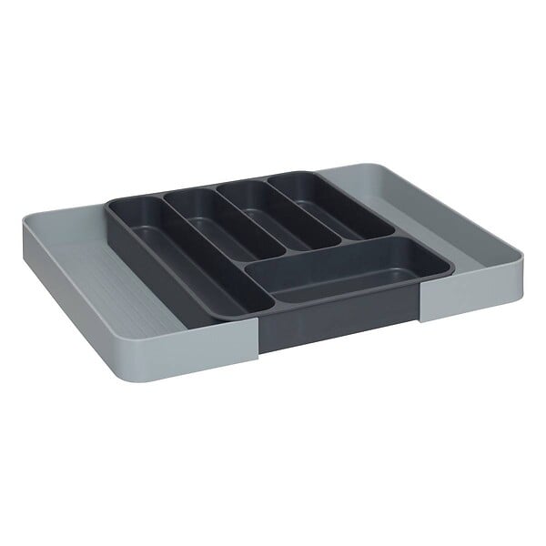 5 FIVE SIMPLY SMART - Range-couverts extensible gris - large