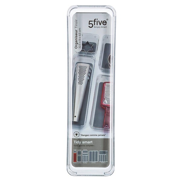 5 FIVE SIMPLY SMART - Organiseur de tiroirs "Tidy Smart" 32,5x9cm - large
