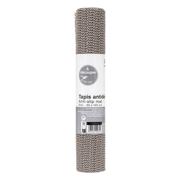5 FIVE SIMPLY SMART - Tapis anti-dérapant 30x150cm dérapant 30x150cm gris - large