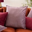ATMOSPHERA - Coussin Lilou violet clair 55x55cm - vignette