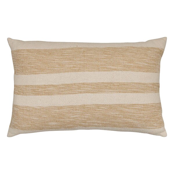 ATMOSPHERA - Coussin Laini blanc 58x38cm - large