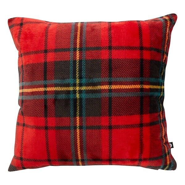 ATMOSPHERA - Coussin Brody rouge 40x40cm - large