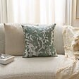 ATMOSPHERA - Coussin Samara 40x40cm vert clair - vignette