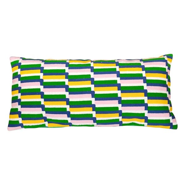 ATMOSPHERA - Coussin brodé "Disso" 35x75cm - large