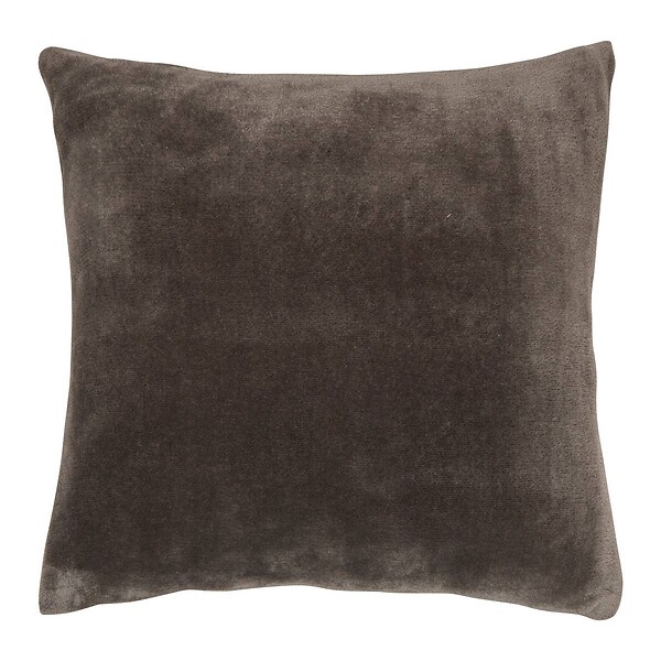 ATMOSPHERA - Coussin Ollis gris foncé 38x38cm - large