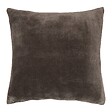 ATMOSPHERA - Coussin Ollis gris foncé 38x38cm - vignette