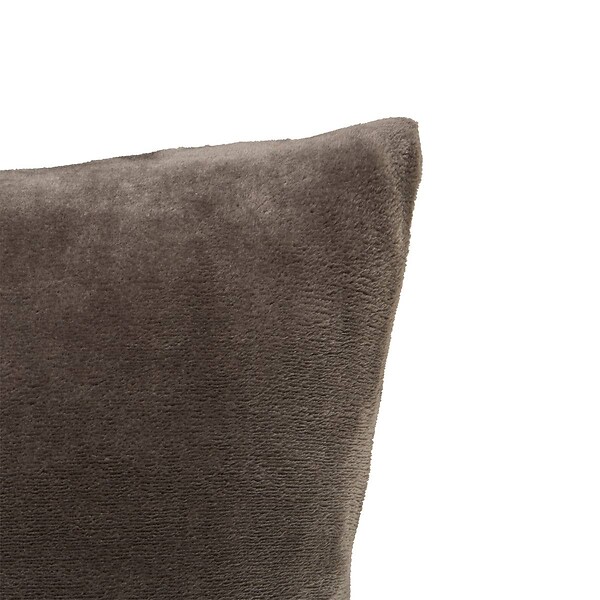 ATMOSPHERA - Coussin Ollis gris foncé 38x38cm - large