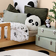 ATMOSPHERA - Coussin panda "Nao" noir & blanc D27cm - vignette