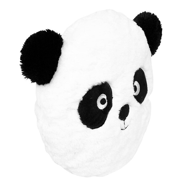 ATMOSPHERA - Coussin panda "Nao" noir & blanc D27cm - large