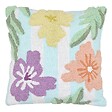 ATMOSPHERA - Coussin Fleurs sauvages 45x45cm vert - vignette