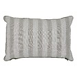 ATMOSPHERA - Coussin Groove 58x38cm rayé vert - vignette