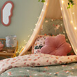 ATMOSPHERA - Coussin fleur "Amelia" rose D38cm - vignette