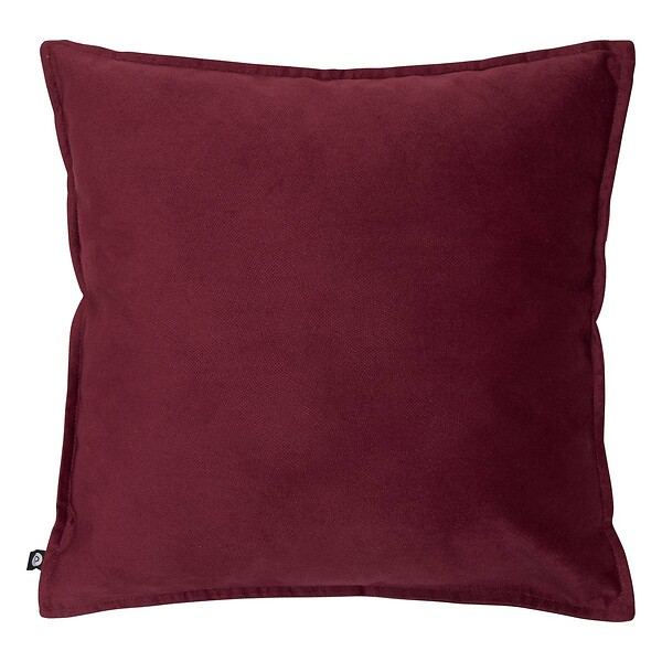ATMOSPHERA - Coussin Lilou rouge grenat 45x45cm - large