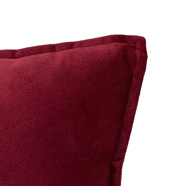 ATMOSPHERA - Coussin Lilou rouge grenat 45x45cm - large