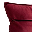 ATMOSPHERA - Coussin Lilou rouge grenat 45x45cm - vignette