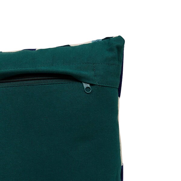 ATMOSPHERA - Coussin Hary bleu 50x30cm - large