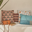 ATMOSPHERA - Housse de coussin d'extérieur "Albin" lin 40x40cm - vignette